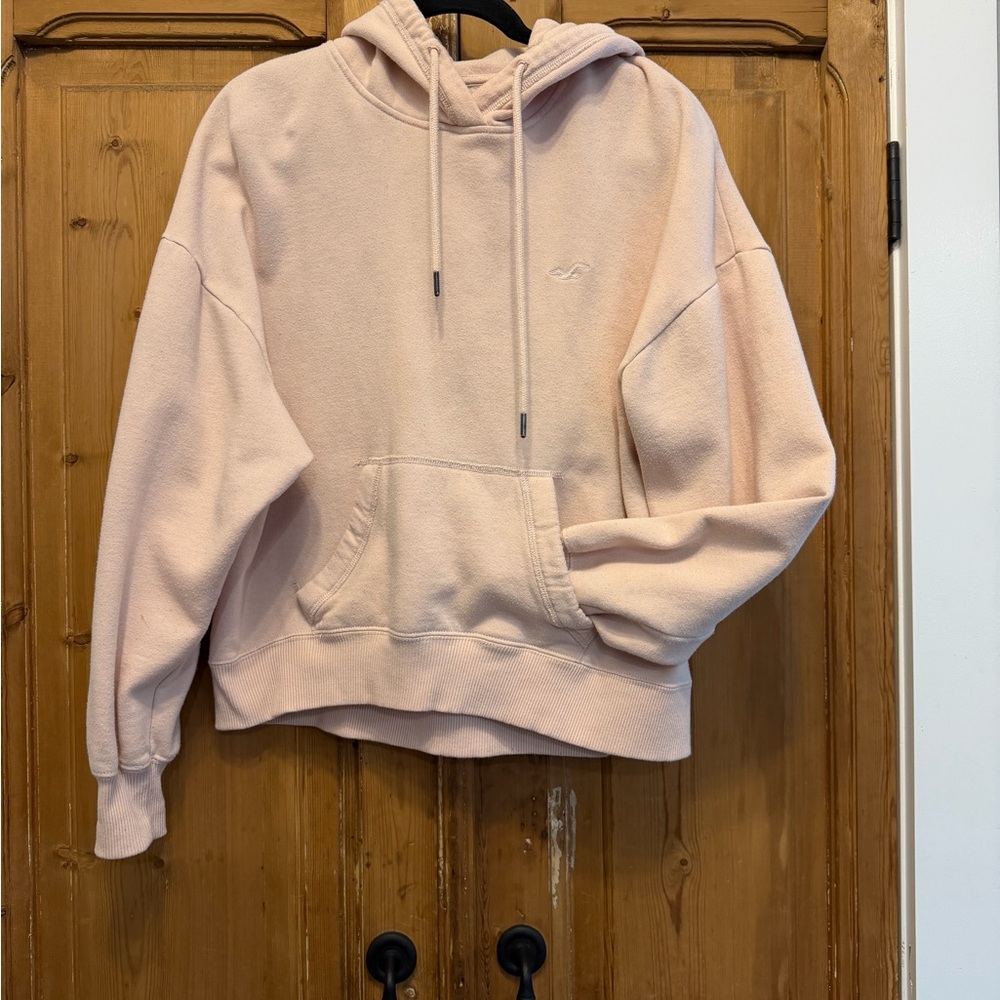 Hollister Light Pink Hoodie Sweater